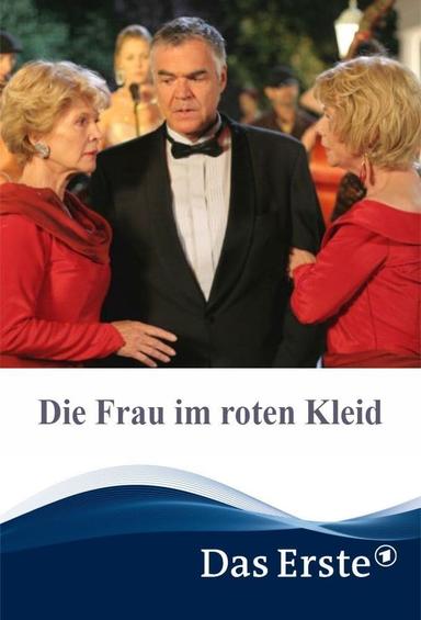 Die Frau im roten Kleid poster