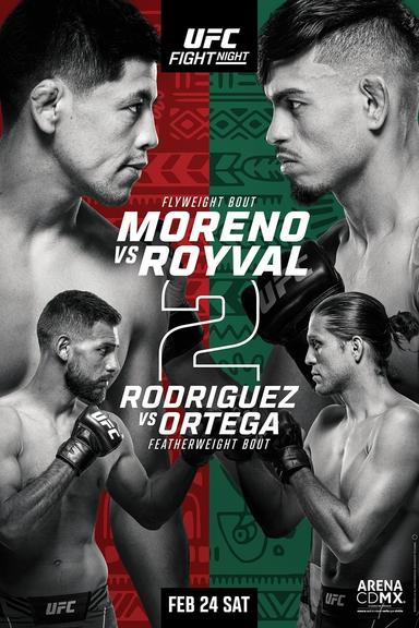 UFC Fight Night 237: Moreno vs. Royval 2 poster