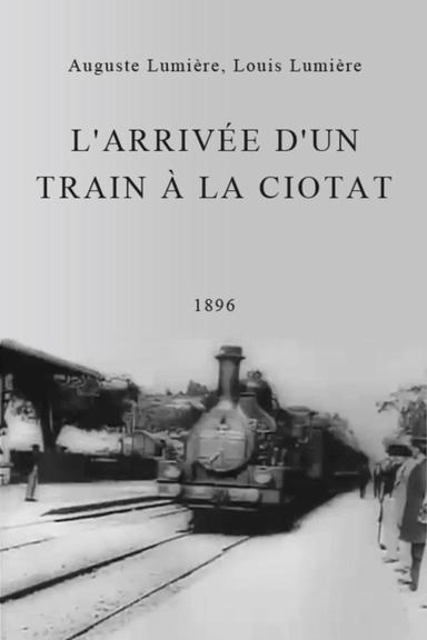 Arrivée d'un train poster