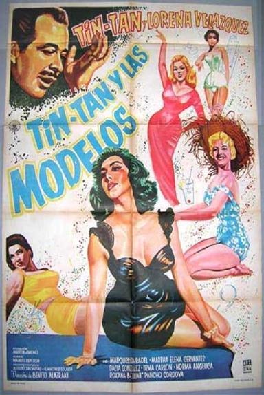 Tin Tan y las modelos poster