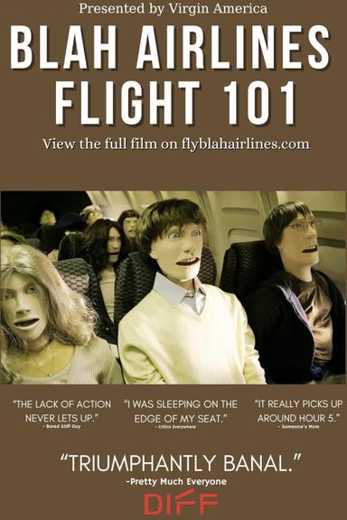 Blah Airlines Flight 101 poster