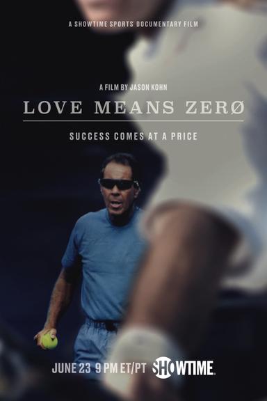 Love Means Zero poster