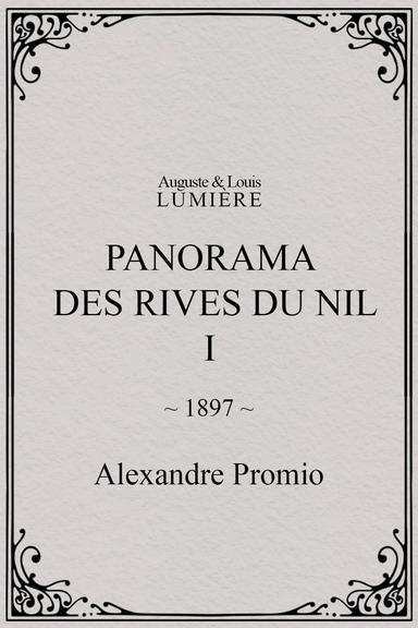 Panorama des rives du Nil, [I] poster