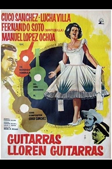 Guitarras lloren guitarras poster