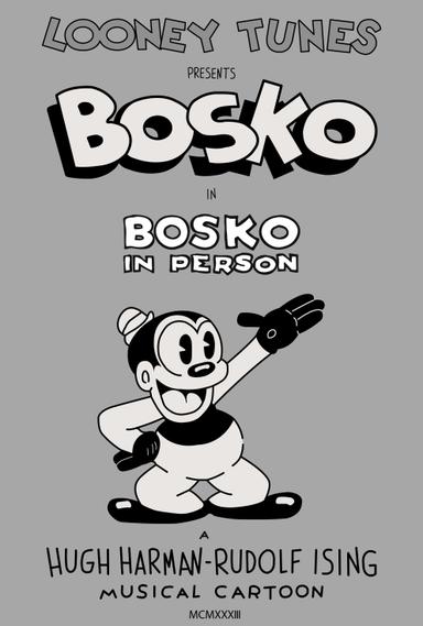 Bosko in Person poster