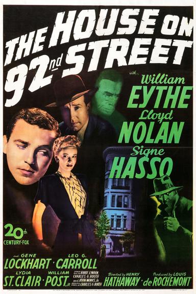 The House on 92nd Street poster