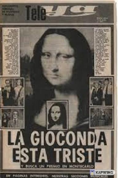 La Gioconda está triste poster