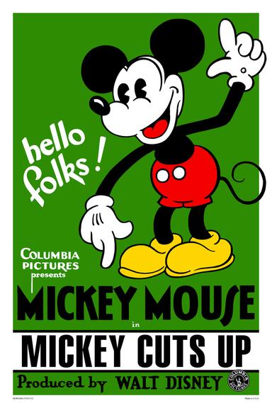 Mickey Cuts Up poster