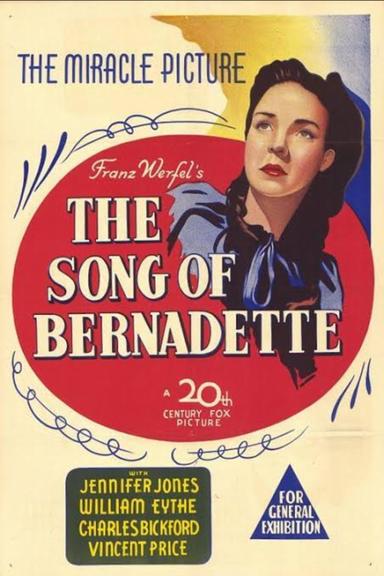 The Song of Bernadette poster