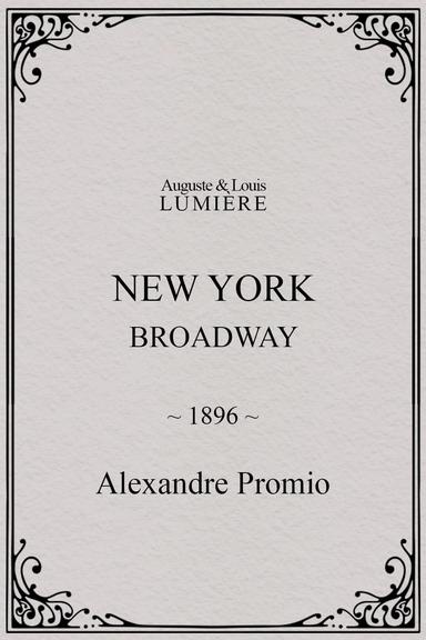 New York, Broadway poster