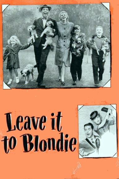 Leave It to Blondie poster