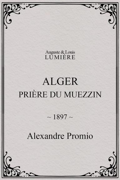 Alger : prière du muezzin poster