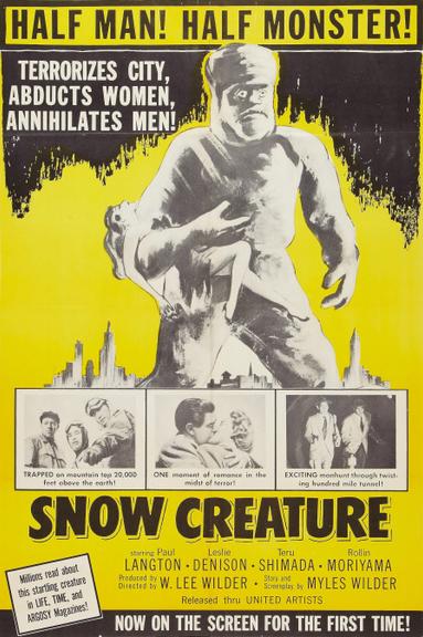 The Snow Creature poster