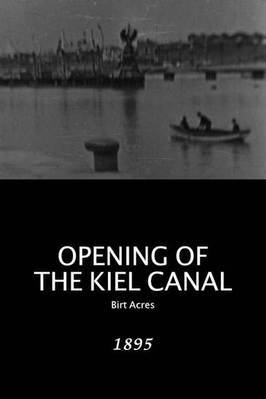 Opening of the Kiel Canal poster