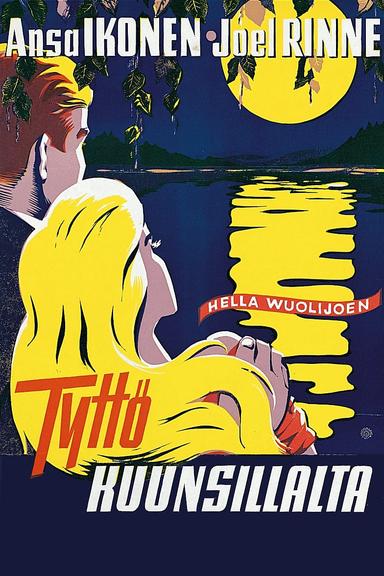 Tyttö kuunsillalta poster