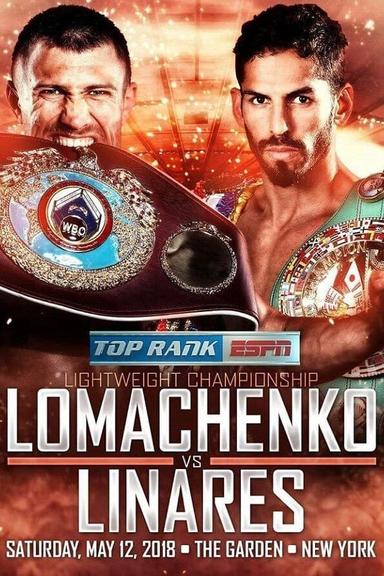 Vasyl Lomachenko vs. Jorge Linares poster