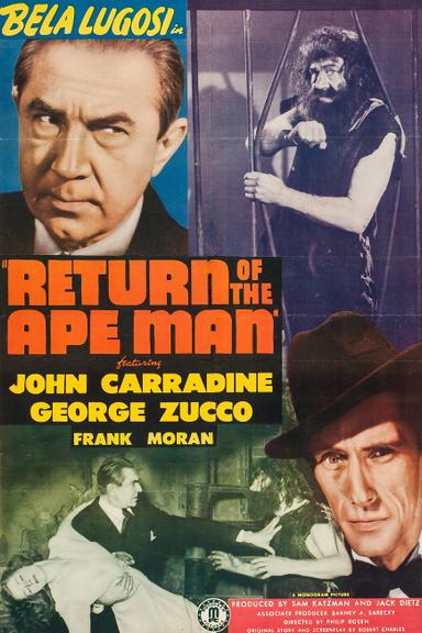 Return of the Ape Man poster