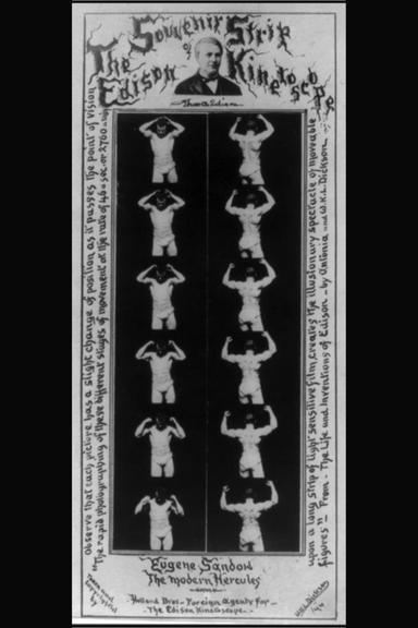 Souvenir Strip of the Edison Kinetoscope poster