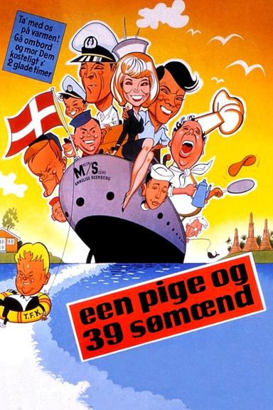 Een pige og 39 sømænd poster