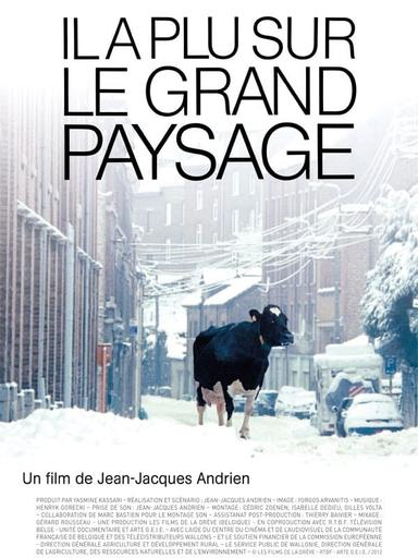 Il a plu sur le grand paysage poster