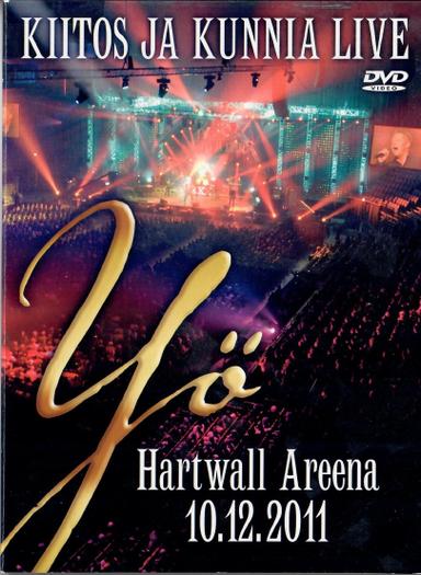 Yö - Kiitos ja kunnia - Live - Hartwall Areena 10-12-2011 poster