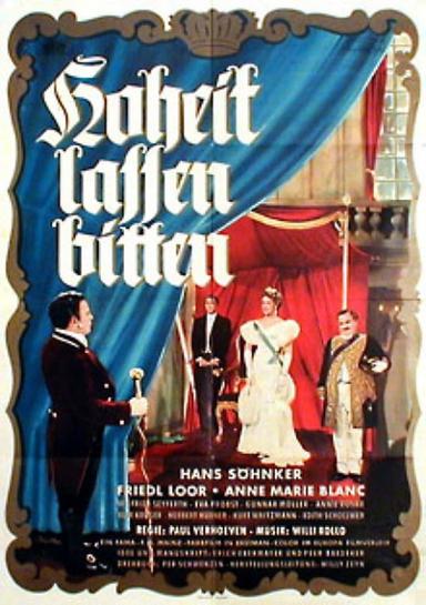 Hoheit lassen bitten poster