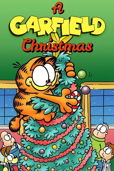 A Garfield Christmas poster