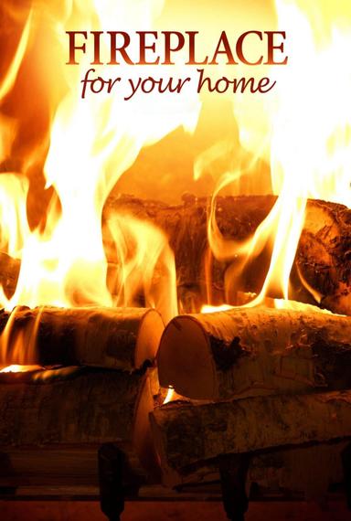 Fireplace 4K: Crackling Birchwood from Fireplace for Your Home poster