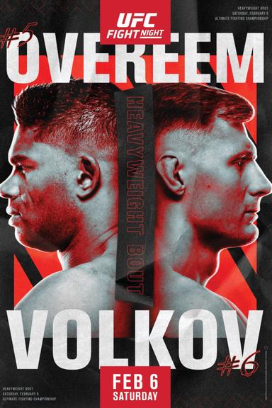 UFC Fight Night 184: Overeem vs. Volkov poster