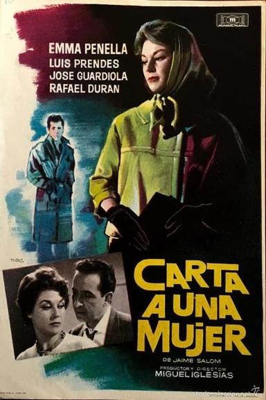 Carta a una mujer poster