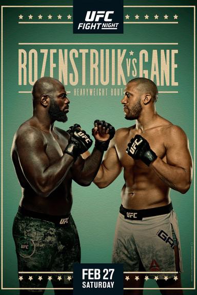 UFC Fight Night 186: Rozenstruik vs. Gane poster