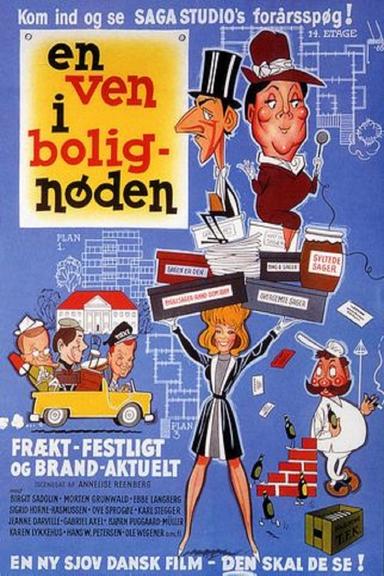 En ven i bolignøden poster