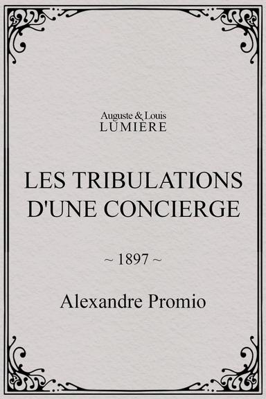 Les tribulations d'une concierge poster