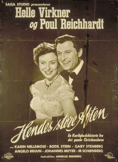 Hendes store aften poster