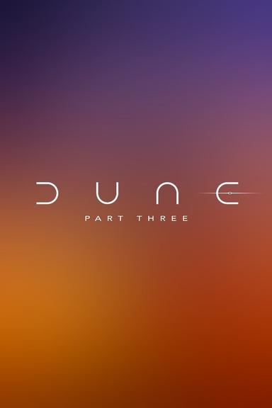 Dune: Part Three poster