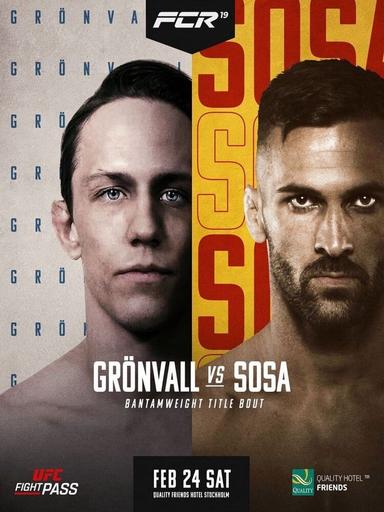 Fight Club Rush 19: Gronvall vs. Sosa poster