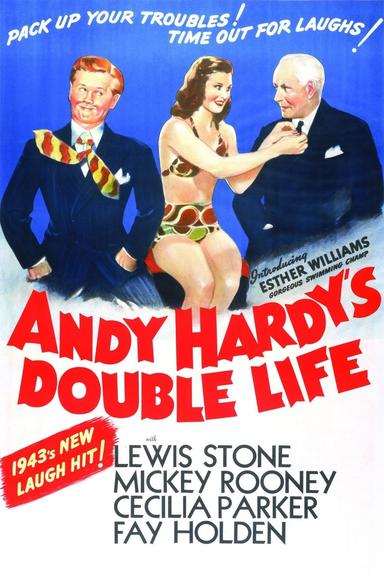 Andy Hardy's Double Life poster