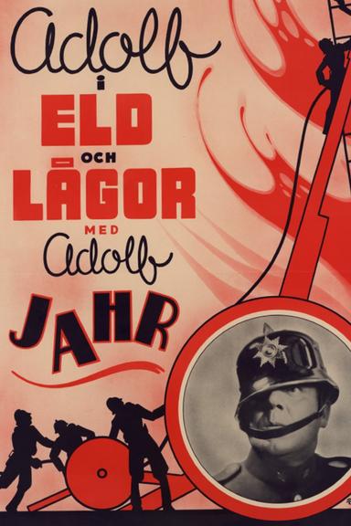 Adolf i eld och lågor poster