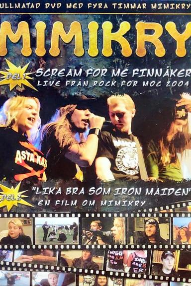 "Lika bra som Iron Maiden" poster