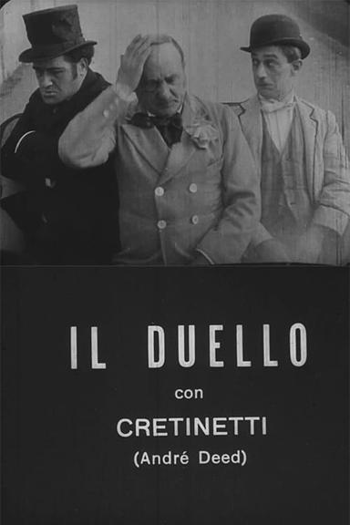 Cretinetti cerca un duello poster