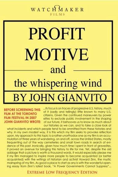 Profit Motive and the Whispering Wind poster