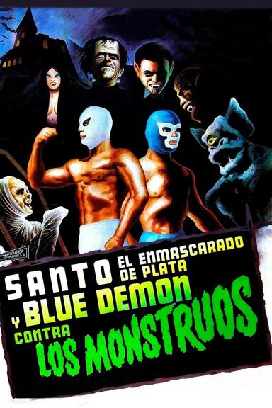 Santo and Blue Demon Against the Monsters poster