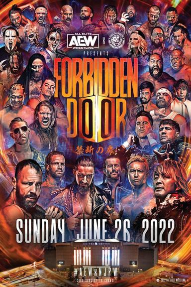 AEW x NJPW Presents Forbidden Door poster