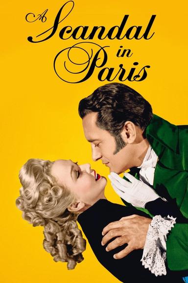 A Scandal in Paris poster