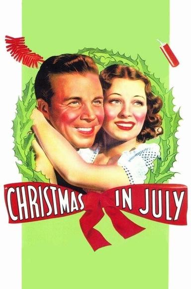 Christmas in July poster