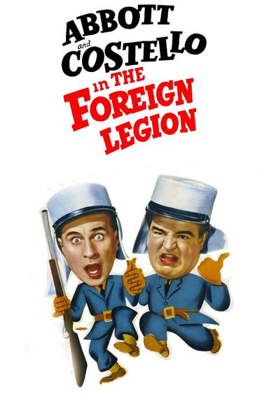 Bud Abbott and Lou Costello in the Foreign Legion poster