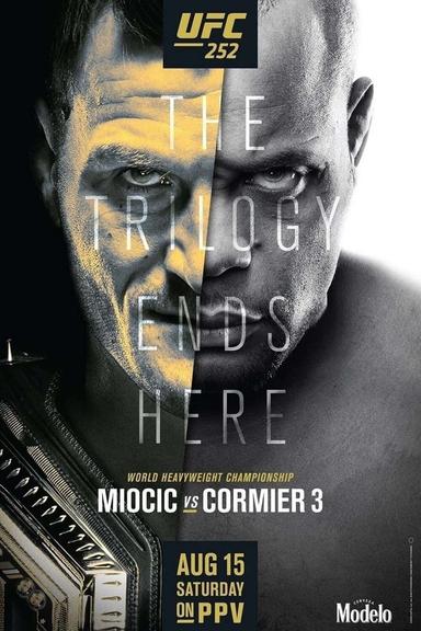 UFC 252: Miocic vs. Cormier 3 poster