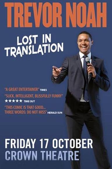 Trevor Noah: Lost In Translation poster