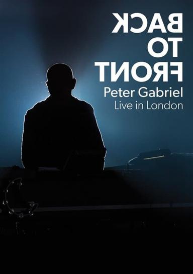 Peter Gabriel: Back To Front poster