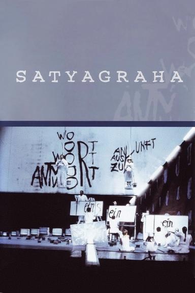 Philip Glass: Satyagraha poster